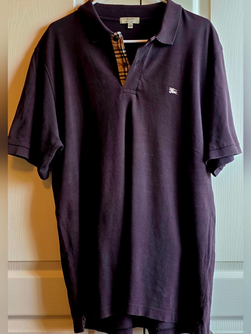 Burberry London Men's XL Brown Polo